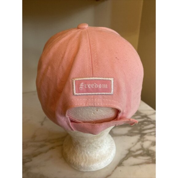 Genuine Biker Embroidered Pink Baseball Cap With Adjustable Strapback Moto - Picture 3 of 6